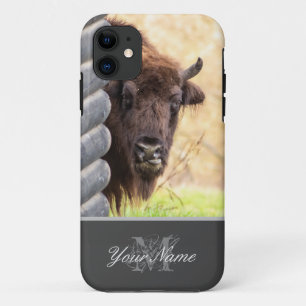 Case-Mate iPhone Case Un bison à l'air drôle qui sort sa langue !