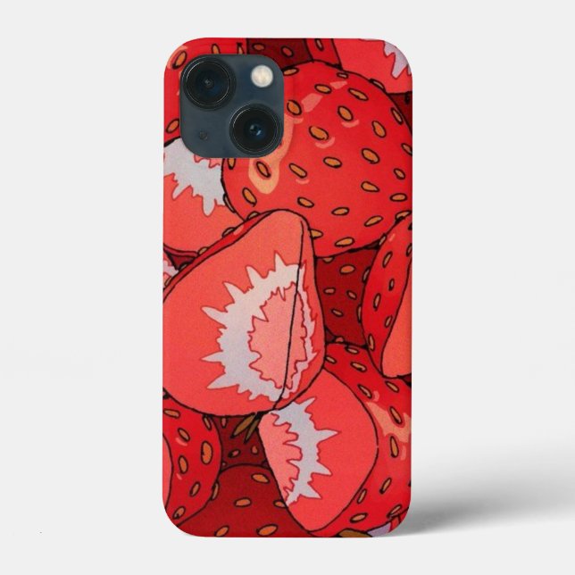 Coques Case-Mate iPhone Un cadeau amoureux aux fraises (Verso)
