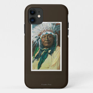 Coque Case-Mate Pour iPhone Un chef indien PortraitColorado d'Arapahoe