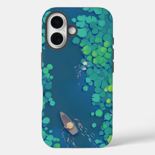Coques iPhone 16 Un coin de l'étang Lotus