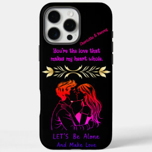 Coques iPhone 16 Pro Max Un couple qui passe une nuit à s'amuser en couleur