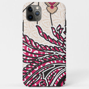 Case-Mate iPhone Case Un design cachemire décoratif avec rouge vif et ép