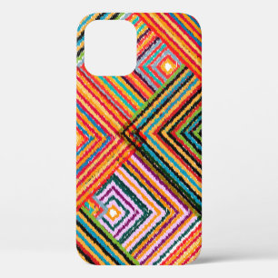 Case-Mate iPhone Case Un design de patchwork motif transparent. Rangeur 
