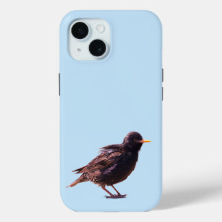 Coque Pour iPhone 15 Un étourneau 