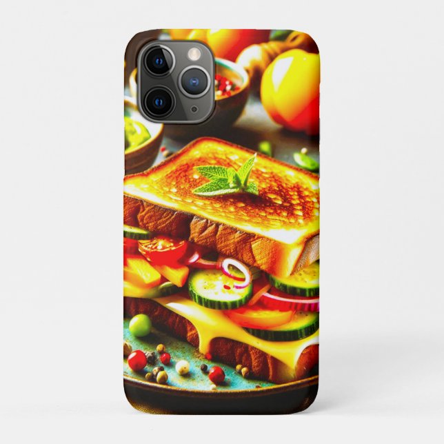 Coques Case-Mate iPhone Un Fromage Grillé À La Bonne Santé (Dos)