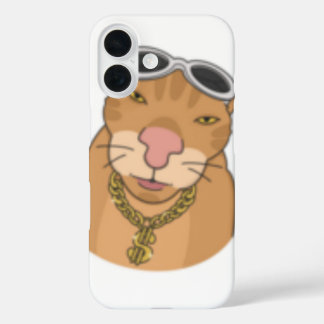 Coques iPhone 16 un gato rapero