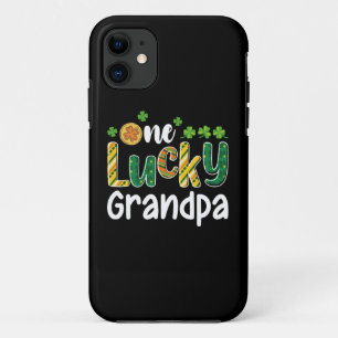 Case-Mate iPhone Case Un grand-père chanceux ensemble familial Saint-Pat