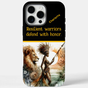 Coques iPhone 16 Pro Max Un guerrier courageux garde la rivière calme