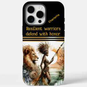 Coques iPhone 16 Pro Max Un guerrier courageux garde la rivière calme