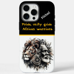 Coques iPhone 16 Pro Max Un guerrier féroce incarne l'esprit d'un lion