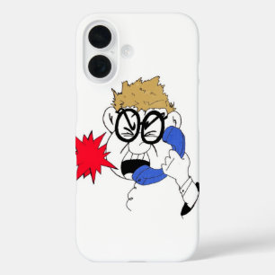 Coques iPhone 16 Un Homme En Colère Qui Crie Au Téléphone