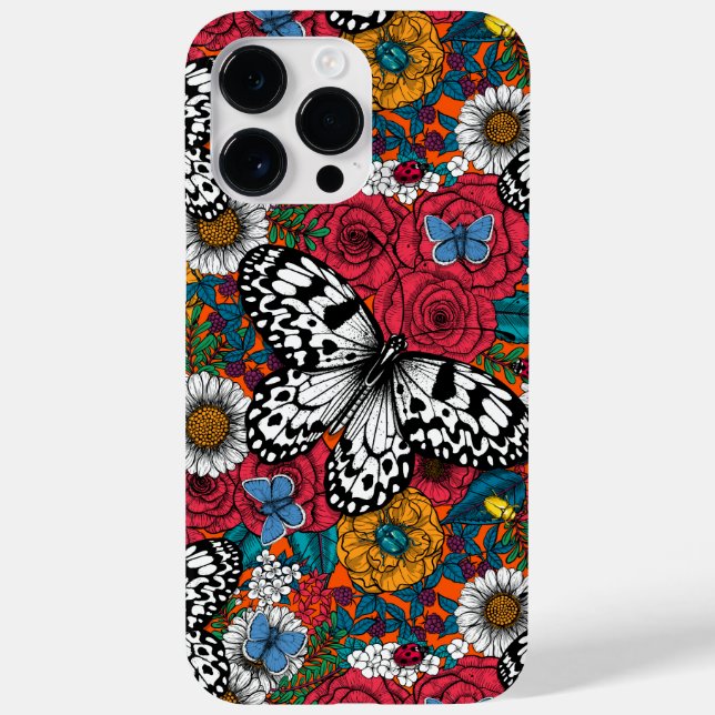 Coques Case-Mate iPhone Un jardin coloré (Verso)