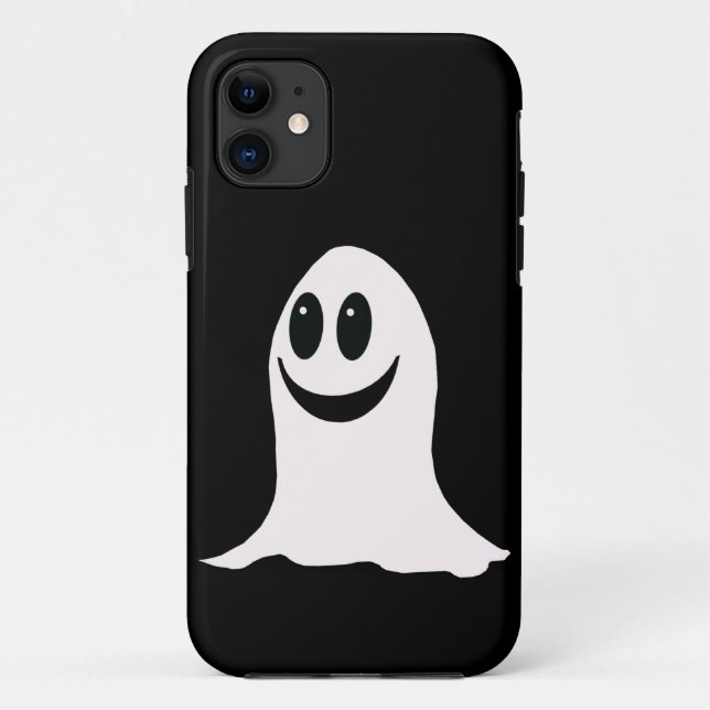 Coques Case-Mate iPhone Un joli fantôme de dessin d'Halloween (Dos)