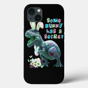 Case-Mate iPhone Case Un lapin a un Dinosaure de lapin de Pâques secret