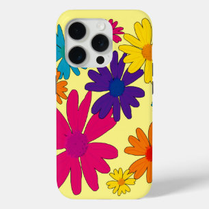 Coque iPhone 15 Pro Un lit fleuri de fleurs marguerites