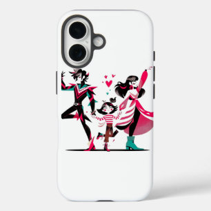 Coques iPhone 16 Un moment de famille fantasque
