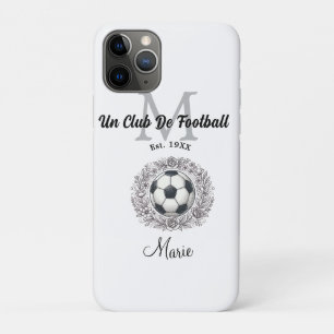 Case-Mate iPhone Case un monogramme de club de football est, année coupe