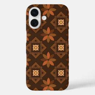 Coques iPhone 16 Un motif africain intemporel au motif floral
