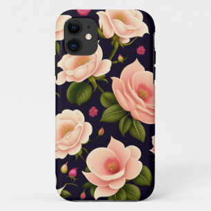Case-Mate iPhone Case Un motif sans soudure avec des roses roses sur un