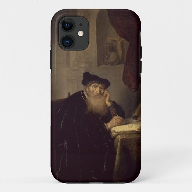 Coques Case-Mate iPhone Un philosophe, 1635 (huile sur le panneau) (Dos)