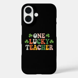 Coques iPhone 16 Un Professeur chanceux Enseigner la Saint Patrick