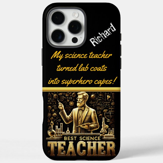 Coques Case-Mate iPhone Un professeur de sciences dynamiques inspire les é (Verso)