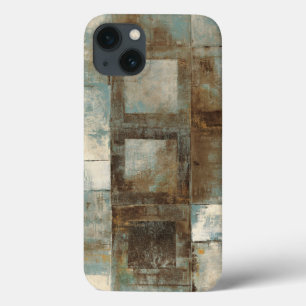 iPhone 13 Coque Un résumé dans le bleu et le brun
