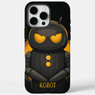 Coques iPhone 16 Pro Max Un robot grincheux personnalisé