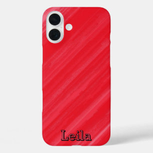 Coques iPhone 16 Plus Un rouge vif
