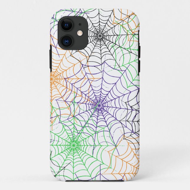 Coques Case-Mate iPhone Un simple Motif Web d'Halloween Spider (Dos)