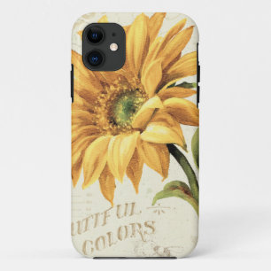Coque iPhone 11 Un tournesol en pleine floraison