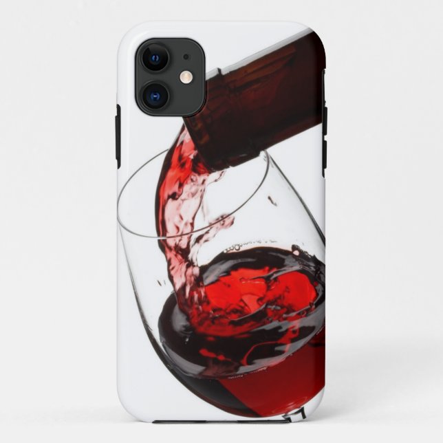 Coques Case-Mate iPhone Un verre de vin rouge (Dos)