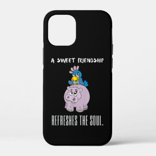 Case-Mate iPhone Case Une Amitié Douce Rafraîchit L'Âme Violet Hippo