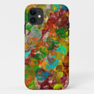 Case-Mate iPhone Case Une brique Abstraite colorée et des bulles moderne