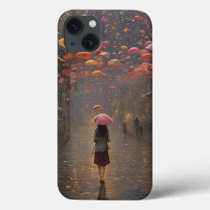 Case-Mate iPhone Case Une fille en pleine pluie