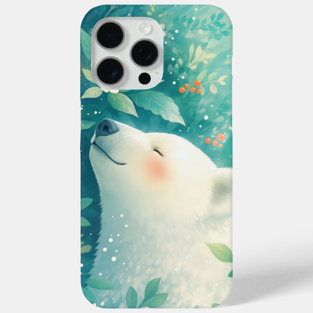 Coques Case-Mate iPhone Une retraite magique d'ours polaire (Verso)