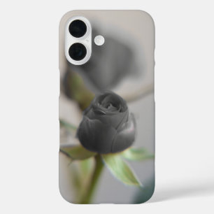 Coques iPhone 16 Une rose noire pour votre chéri