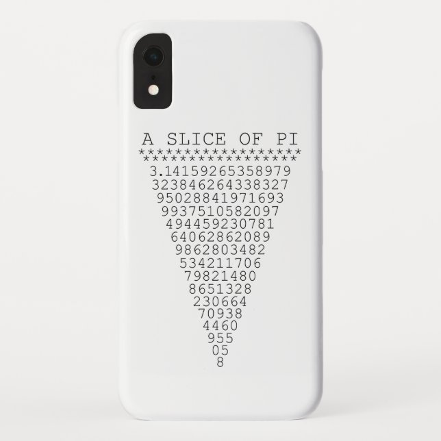 Coques Case-Mate iPhone Une tranche de présentation Pi (Dos)