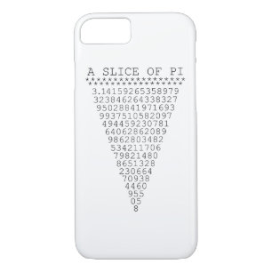 Case-Mate iPhone Case Une tranche typographique de Pi