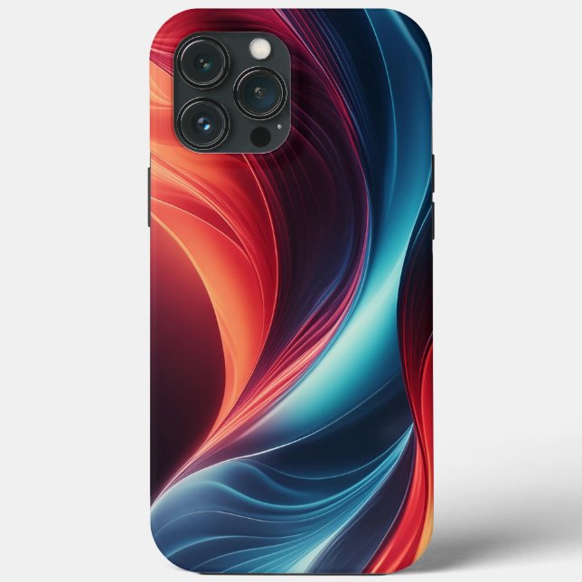 Coques Case-Mate iPhone Une vague de dégradé dynamique (Verso)