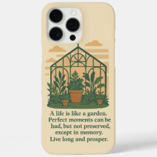 Coques iPhone 16 Pro Max "Une vie est comme un jardin"