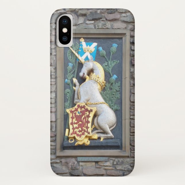 Coques Case-Mate iPhone Unicorne, Holyrood Palace (Dos)