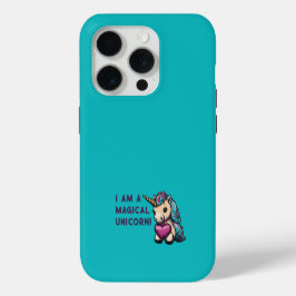 Coque iPhone 15 Pro Unicorne magique