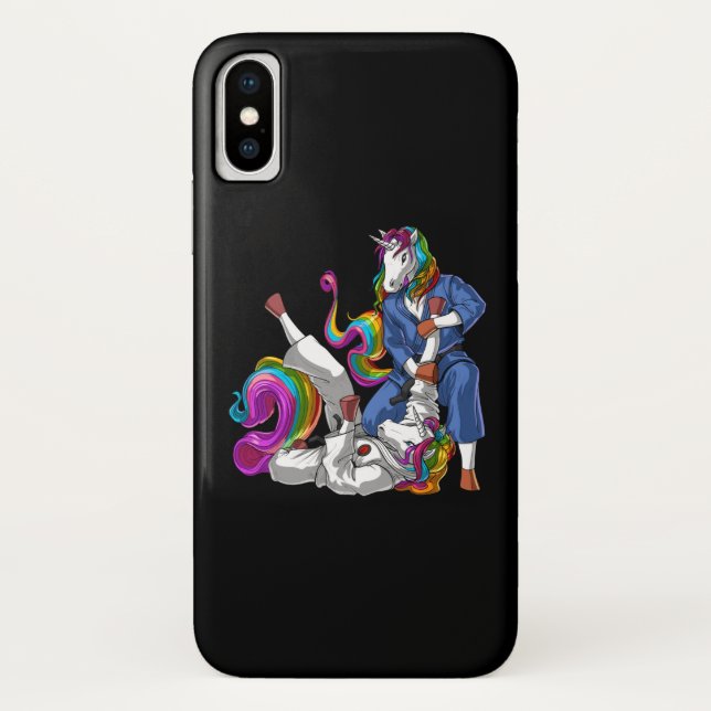 Coques Case-Mate iPhone Unicornes Jiu-Jitsu (Dos)