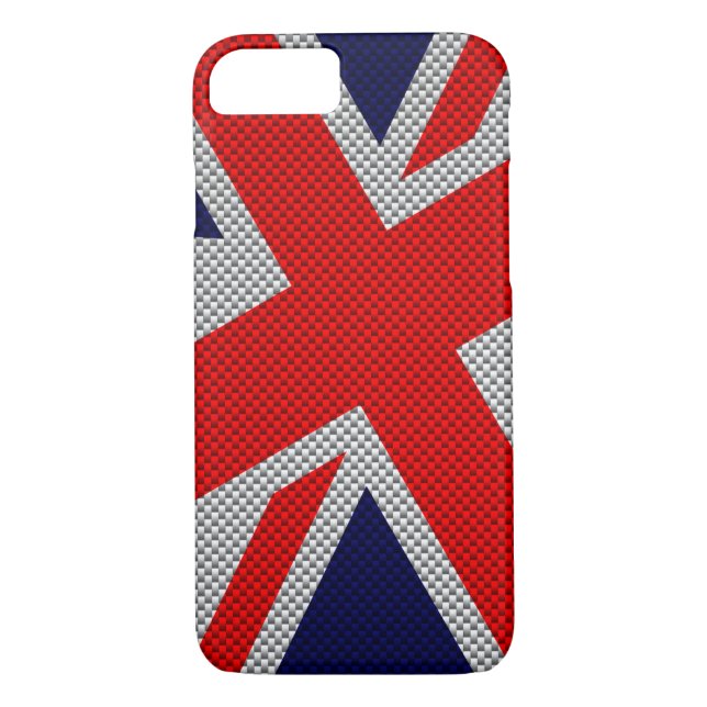 Coques Case-Mate iPhone Union Jack dynamique sur l'impression en fibre de  (Dos)