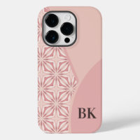 Unique Feminine Jolie rose Motif géométrique