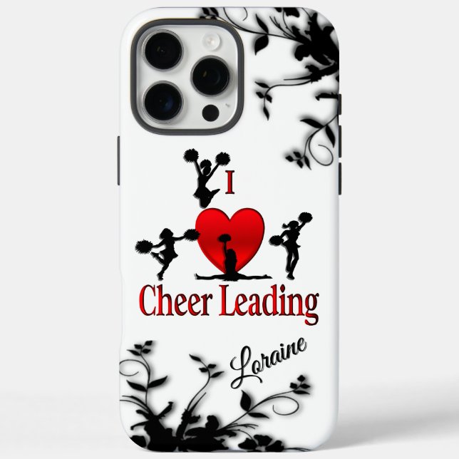 Coques Case-Mate iPhone Unique I Heart Cheerleading Personal (Verso)