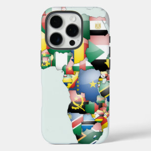Coques iPhone 16 Pro Unité dans la diversité : Collection des drapeaux 