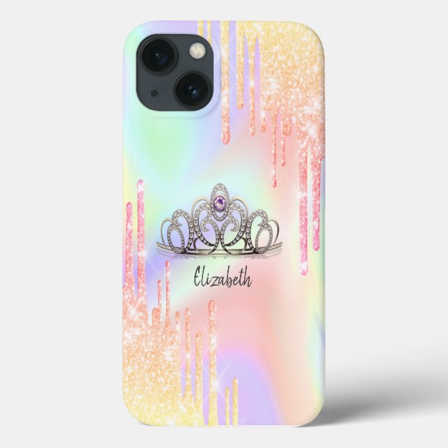 Coques Case-Mate iPhone Unités de Parties scintillant de fille Ombre Tiara (Verso)