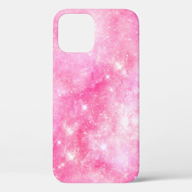 Coques Case-Mate iPhone Univers de galaxie rose (Verso)